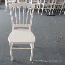 White Resin Napoleon Chair for Outdoor Party